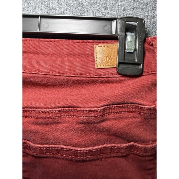 Judy Blue Jeans Womens 16W Red Wash Denim Skinny Fit - Picture 6 of 11